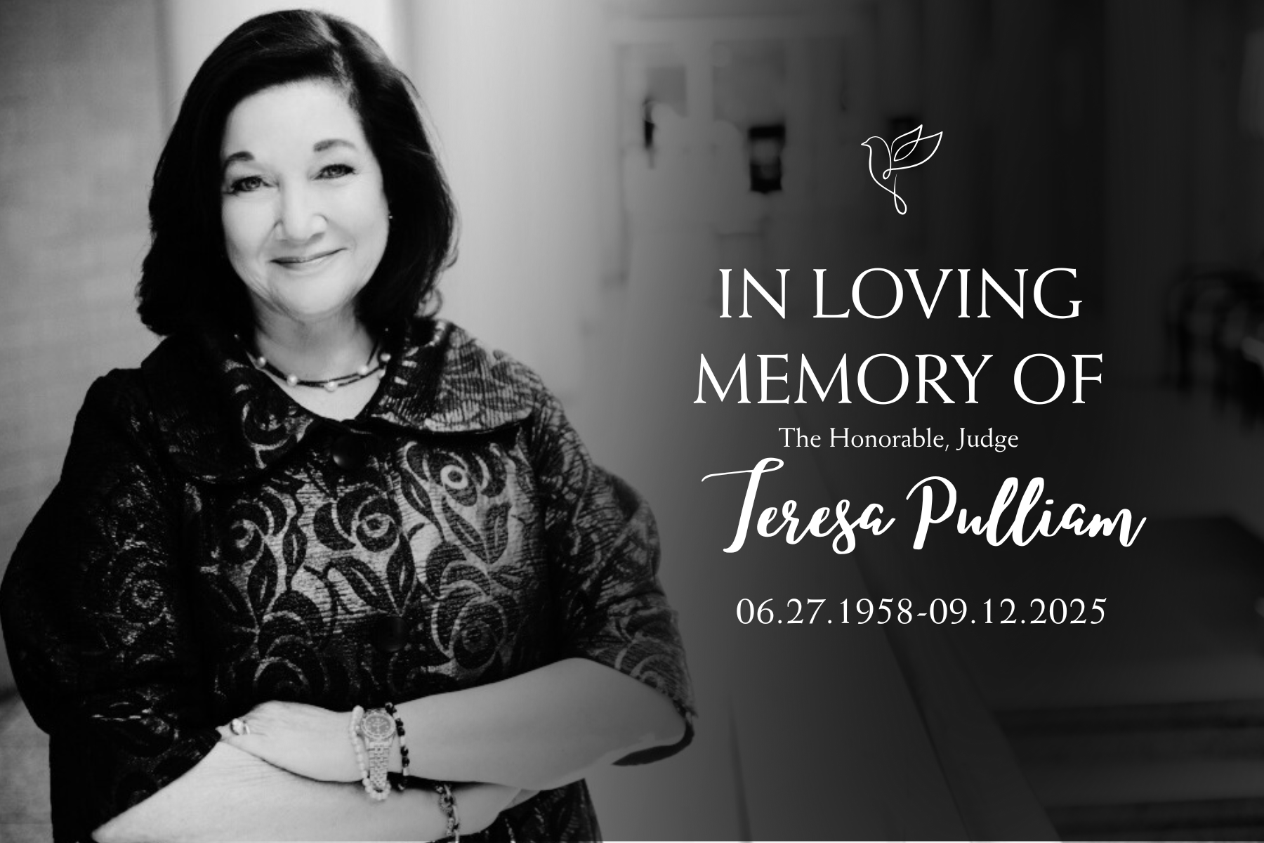 White Minimalist Floral In Loving Memory Card (1)